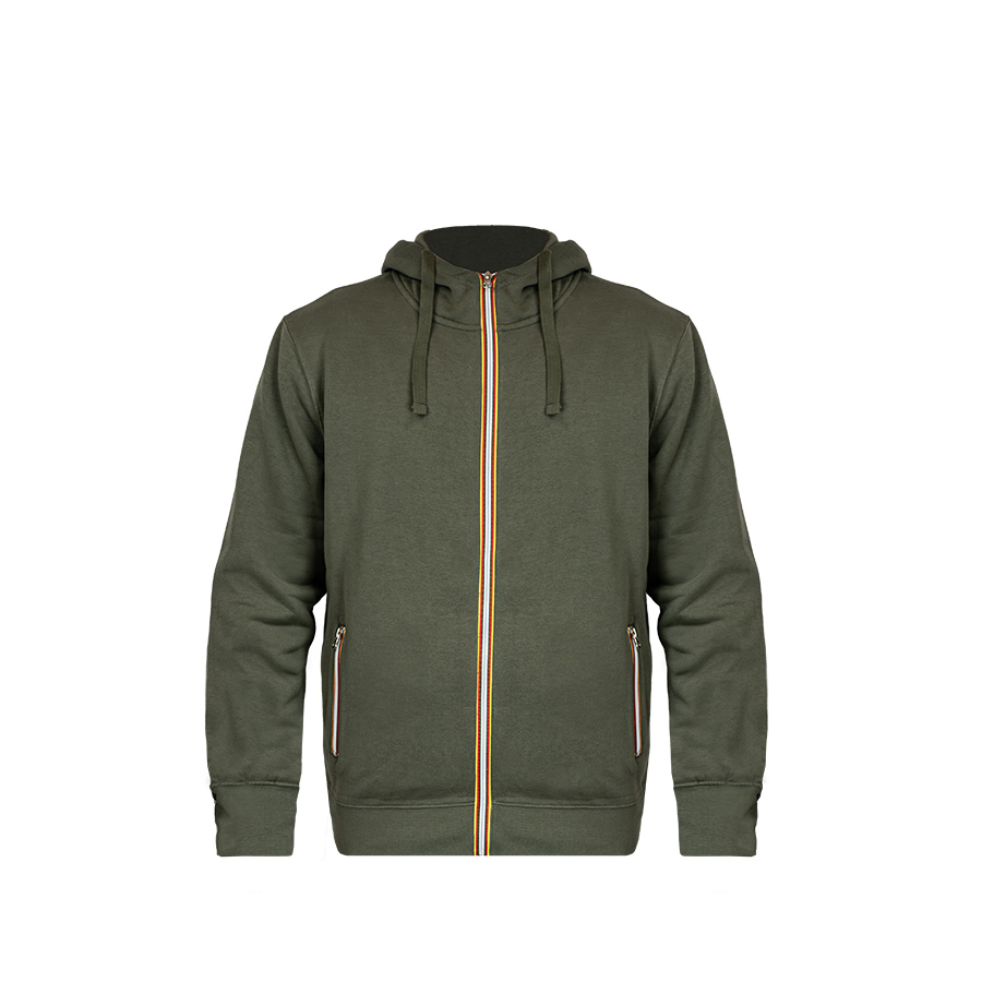 Толстовка мужская с начесом LAS VEGAS MAN 280, зеленый-7