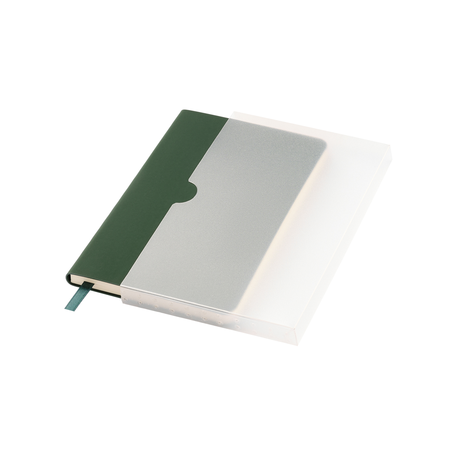 Ежедневник Spark mini A6 недатированный, зеленый-2