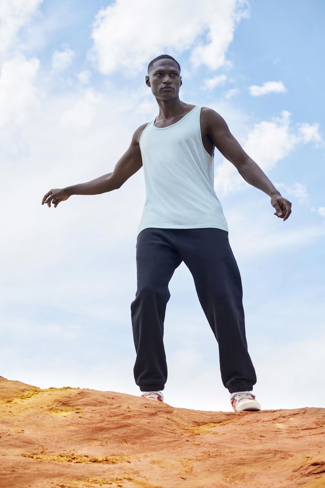 Майка унисекс Crusader TT, темно-синяя-3