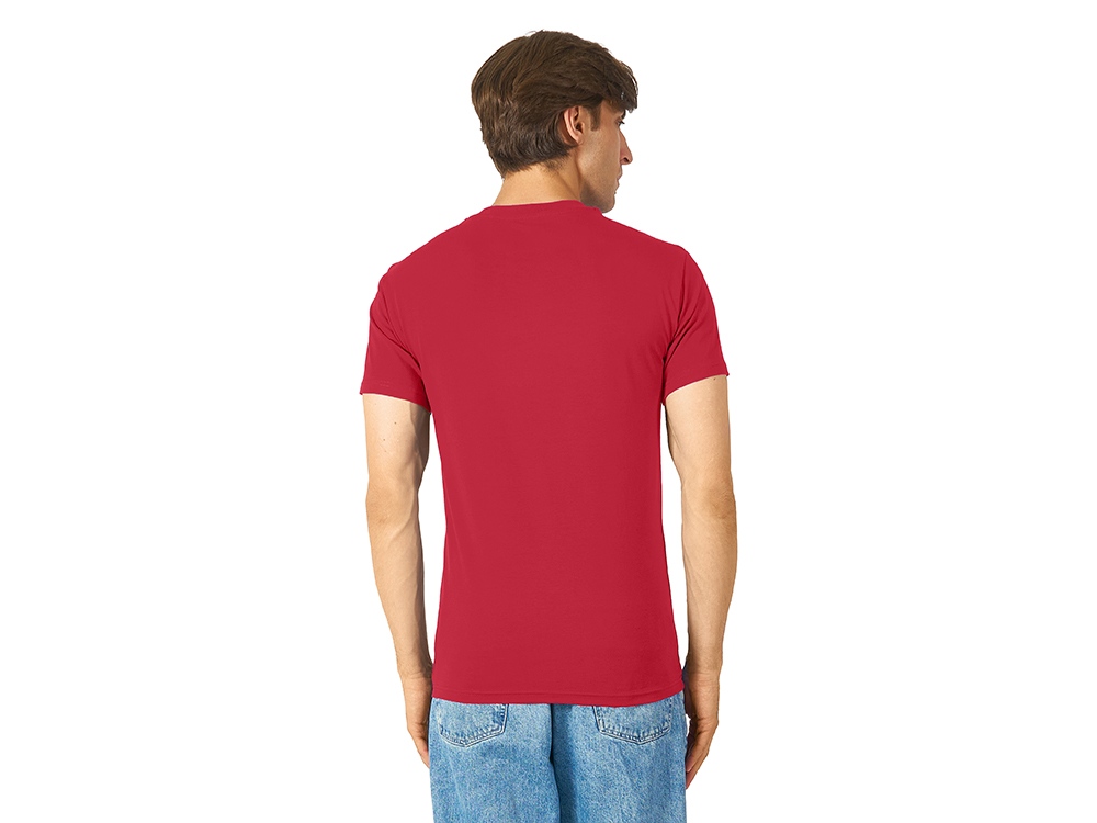 Футболка HD Fit короткий рукав с эластаном, мужская, красный-2