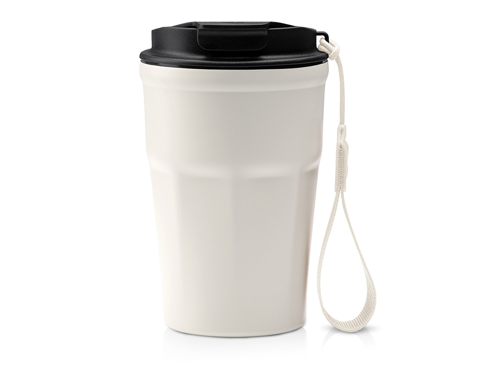 Термокружка KEURY из нержавеющей стали с двойными стенками и ручкой с керамической слоем, белый-0