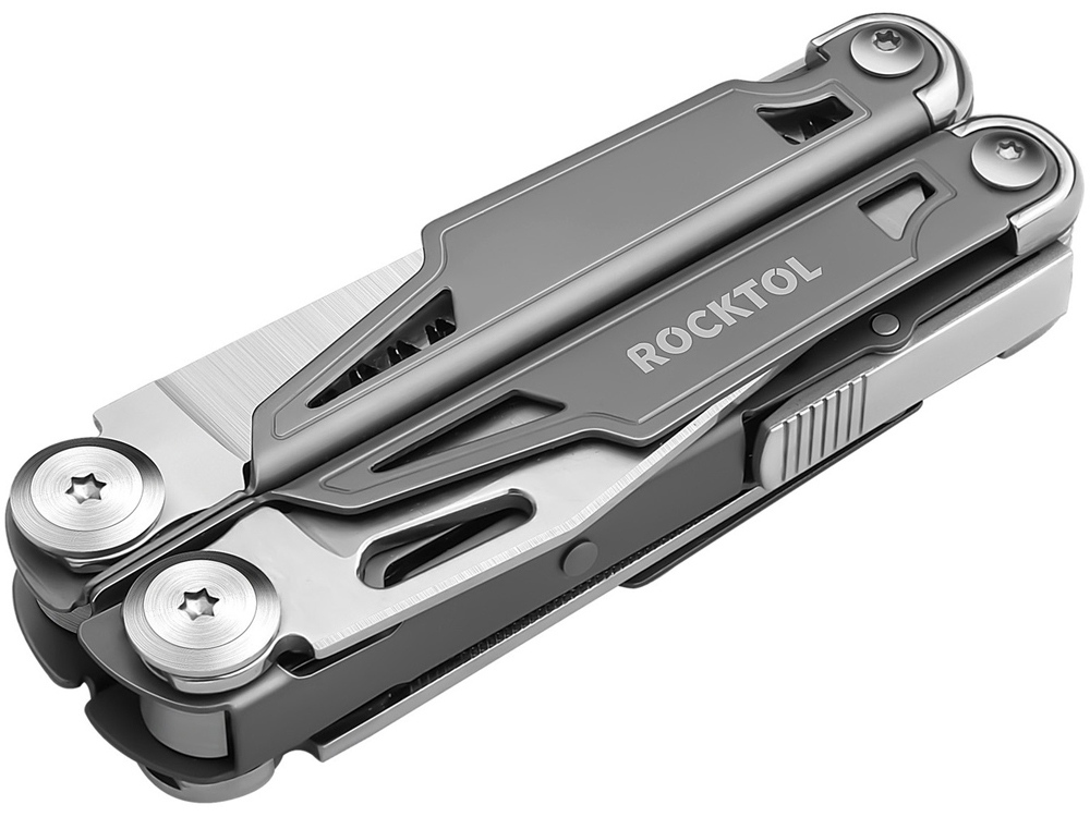 Мультитул Rocktol 19 в 1 с титановыми ручками, нейлоновый чехол, подарочная коробка-14