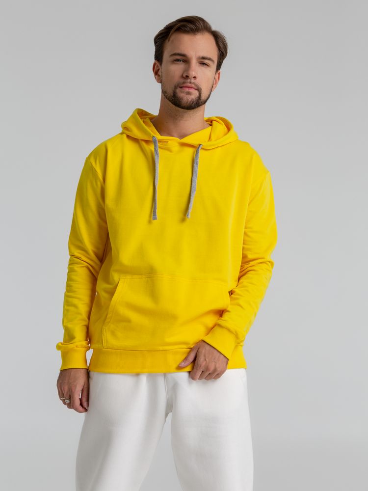 Толстовка с капюшоном Unit Kirenga, желтая-2