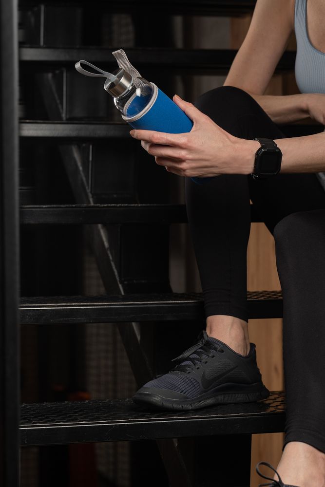 Бутылка для воды Sleeve Ace, синяя-3