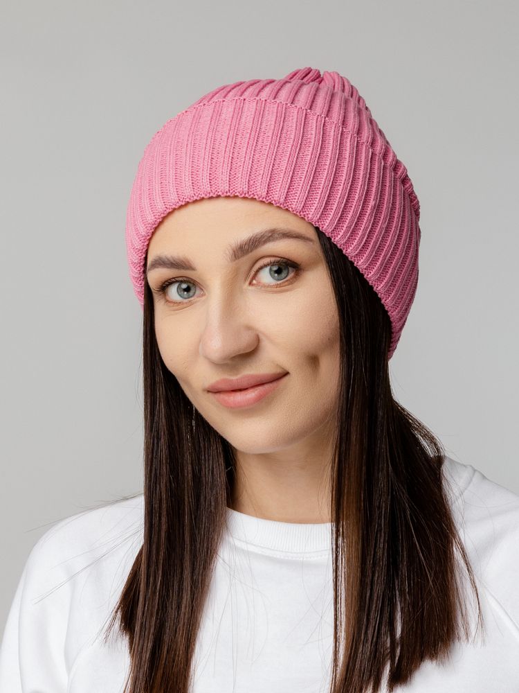 Шапка Yong, розовая-2