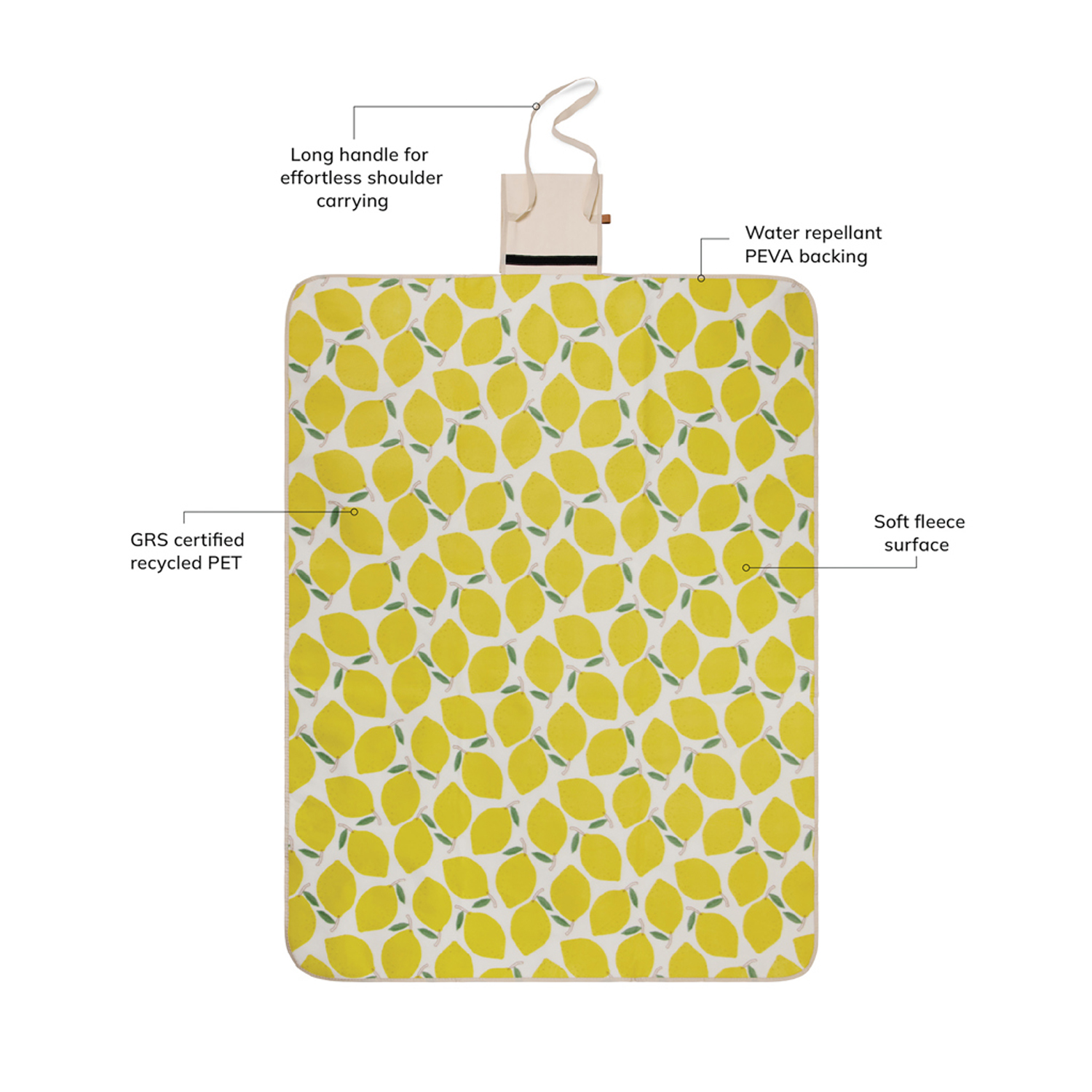 Плед для пикника VINGA Arwe из rPET GRS-2