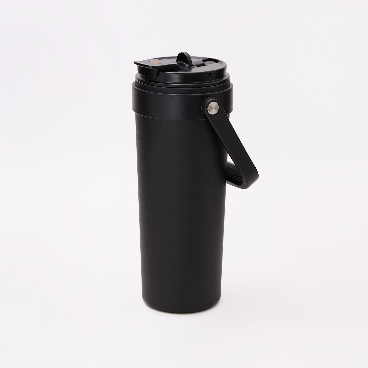 Термокружка вакуумная Соло (Solo), черная-8