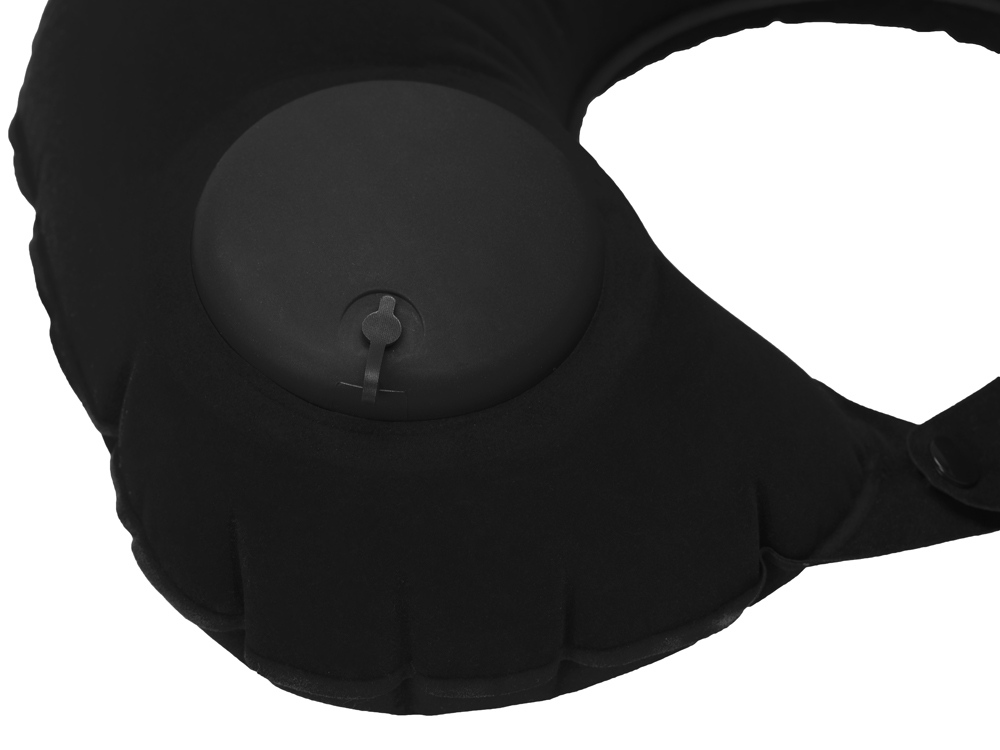 Подушка под шею с помпой Push, черный-2