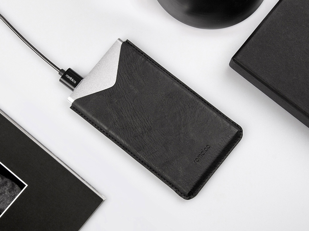 Внешний аккумулятор Rombica NEO AX70L, 7 000 мАч, алюминий, серебристый, чехол-6