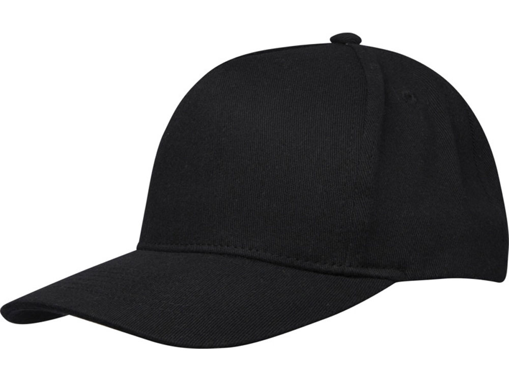 Onyx с 5 панелями Aware™ кепка из переработанных материалов - сплошной черный-0