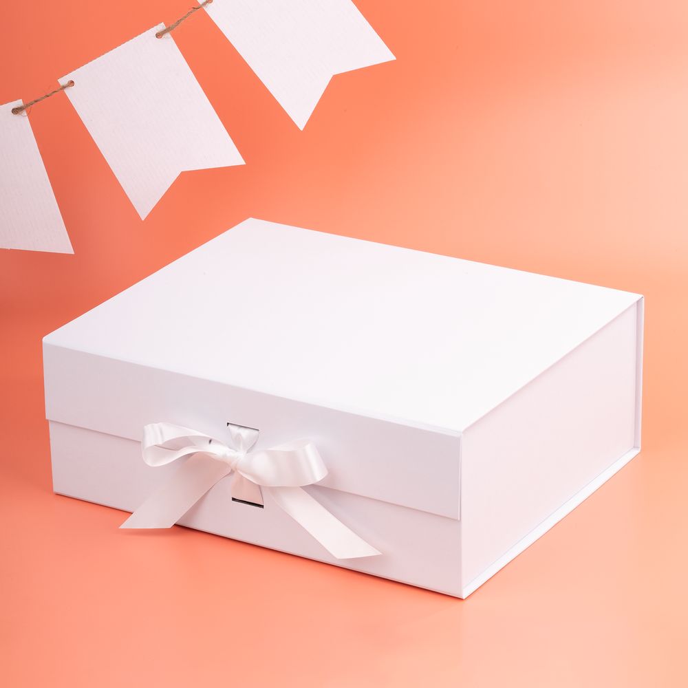 Коробка складная Rusetti, L, белая-2