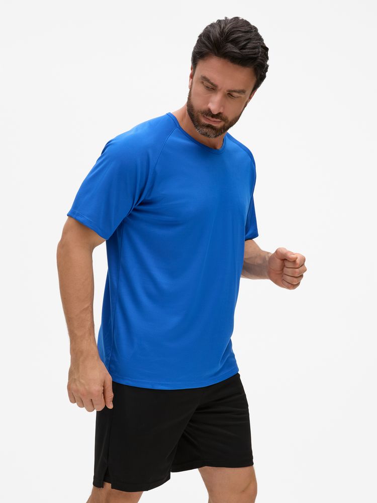 Футболка унисекс Sporty 140, ярко-синяя-4