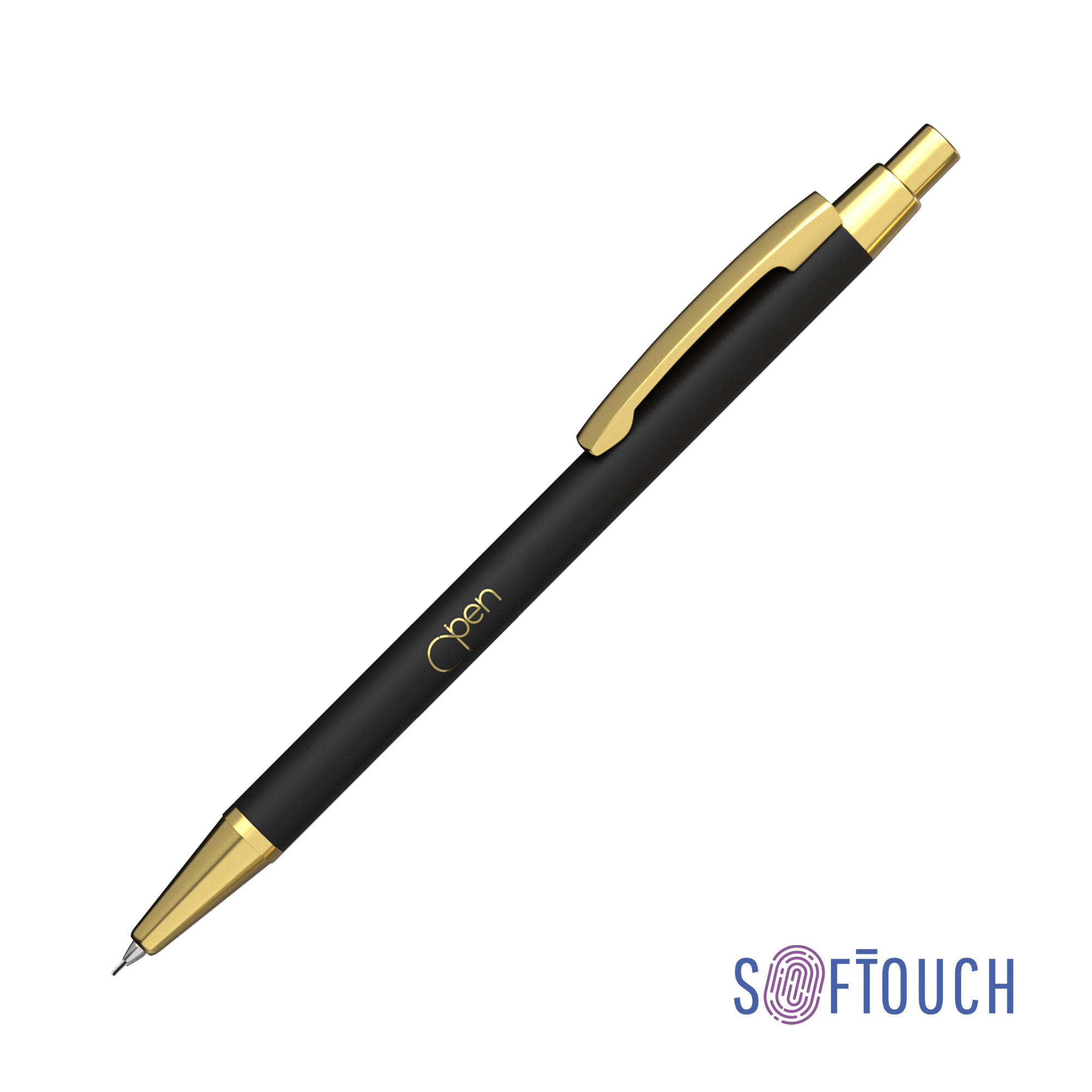 Карандаш механический "Ray", покрытие soft touch-0