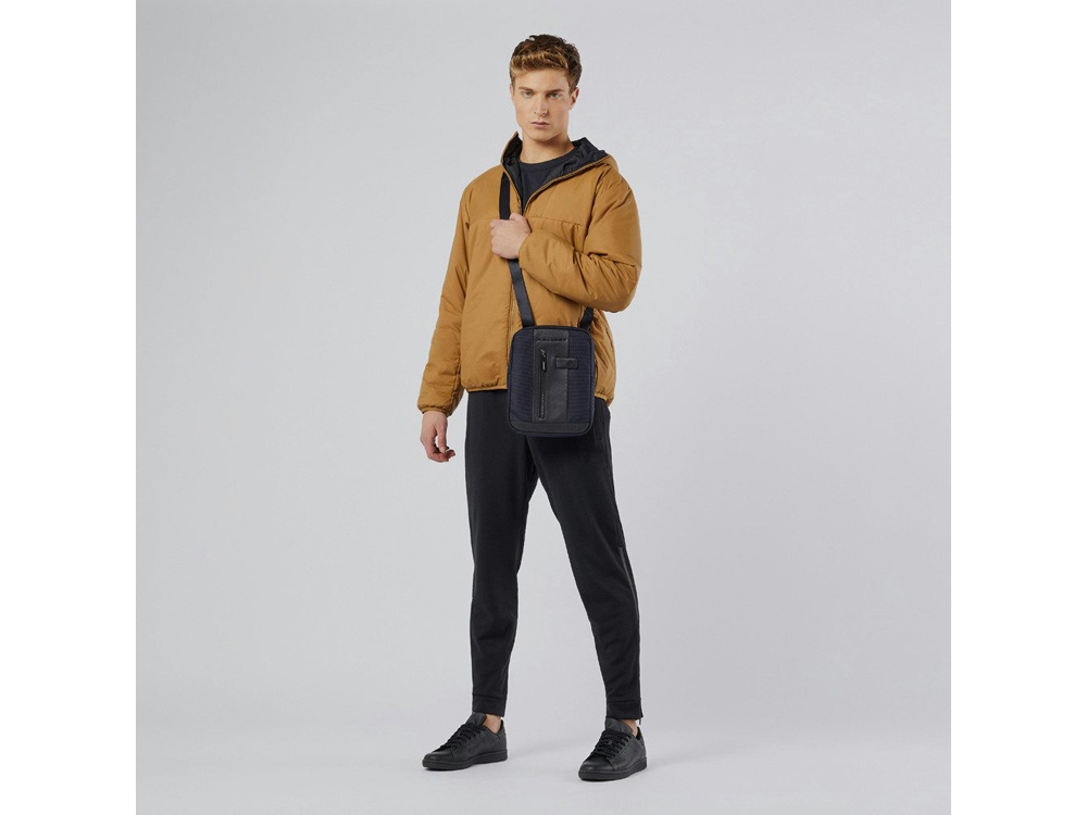 Сумка через плечо, Piquadro Brief  темно-синий-4