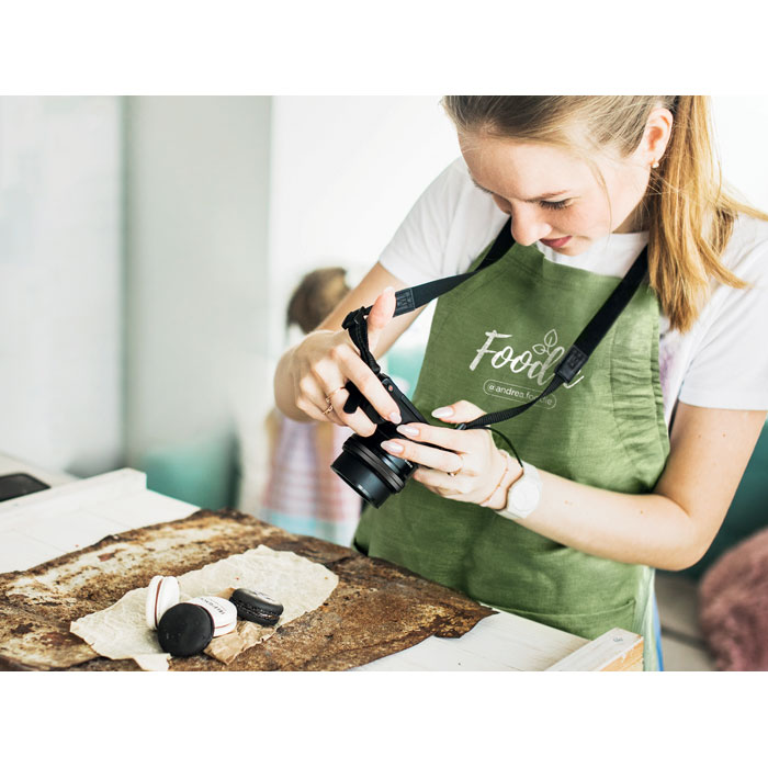 Фартук регулируемый 200 г/м², зеленый-1