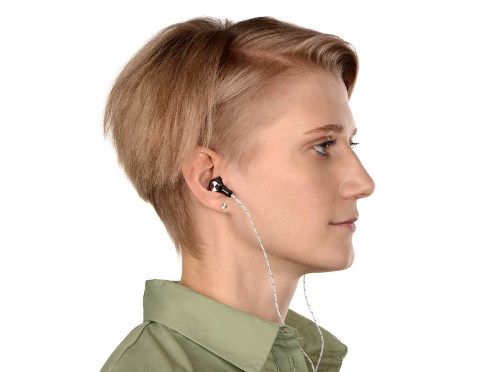 Набор с наушниками и зарядным кабелем 3-в-1 In motion, серый-4