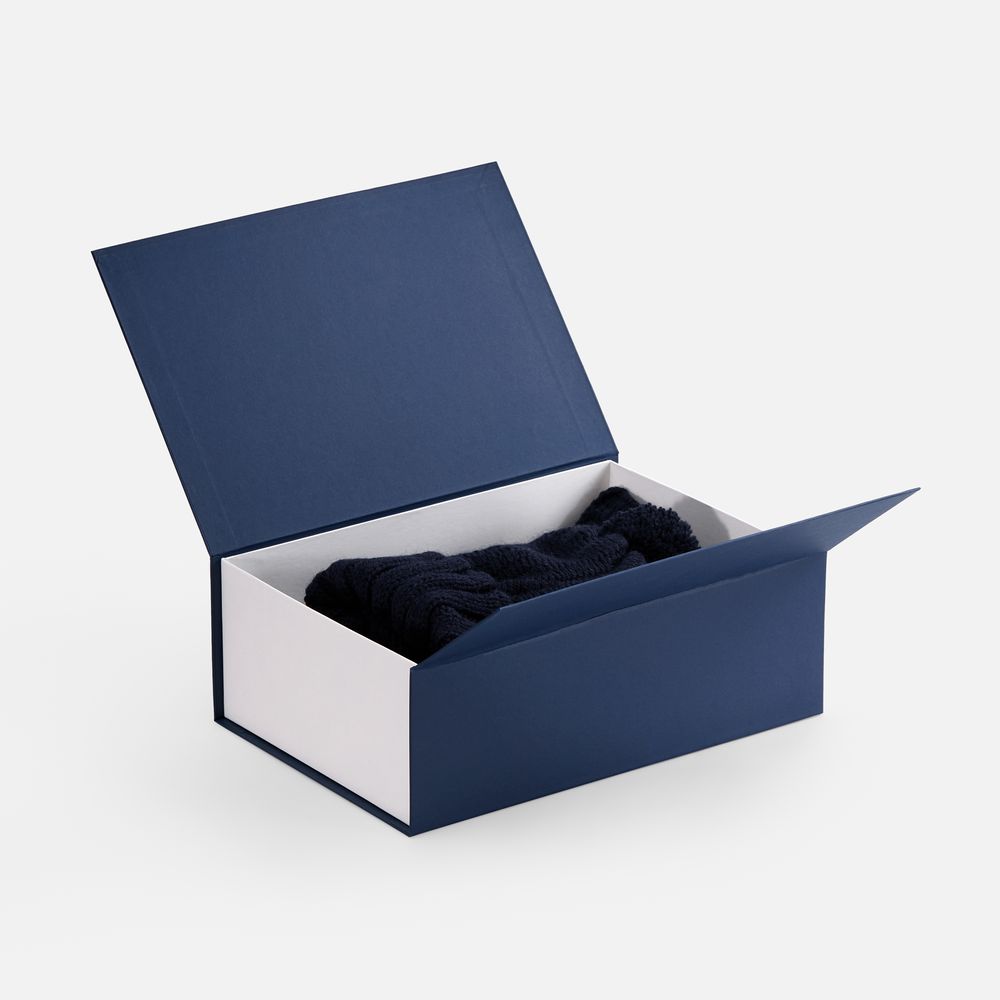 Коробка Bicolor Case, белая с синим-2
