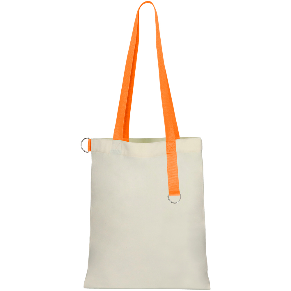 Сумка для покупок White GLOW 325 г/м², Бежевый/Оранжевый-0