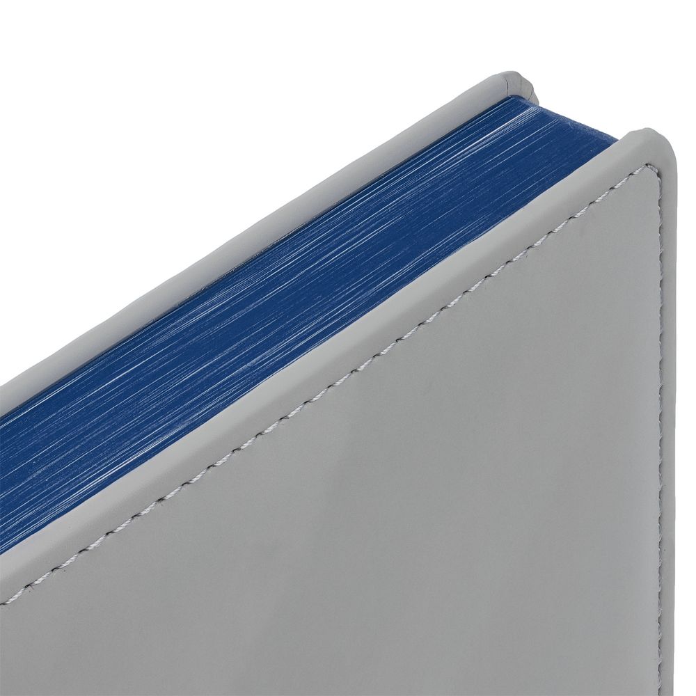 Ежедневник Spain Shall на заказ, недатированный, серый с синим-3