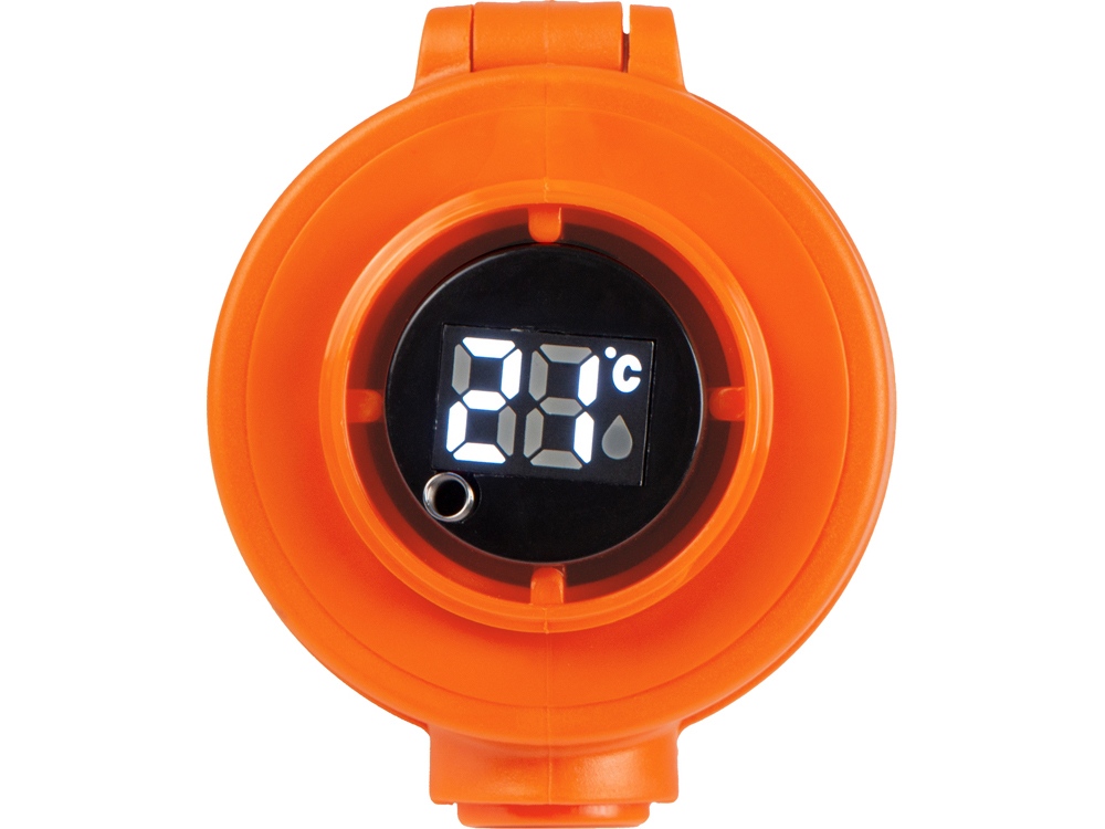 Вакуумная термокружка Waterline с медной изоляцией Bravo, 400 мл, тубус, оранжевый-5