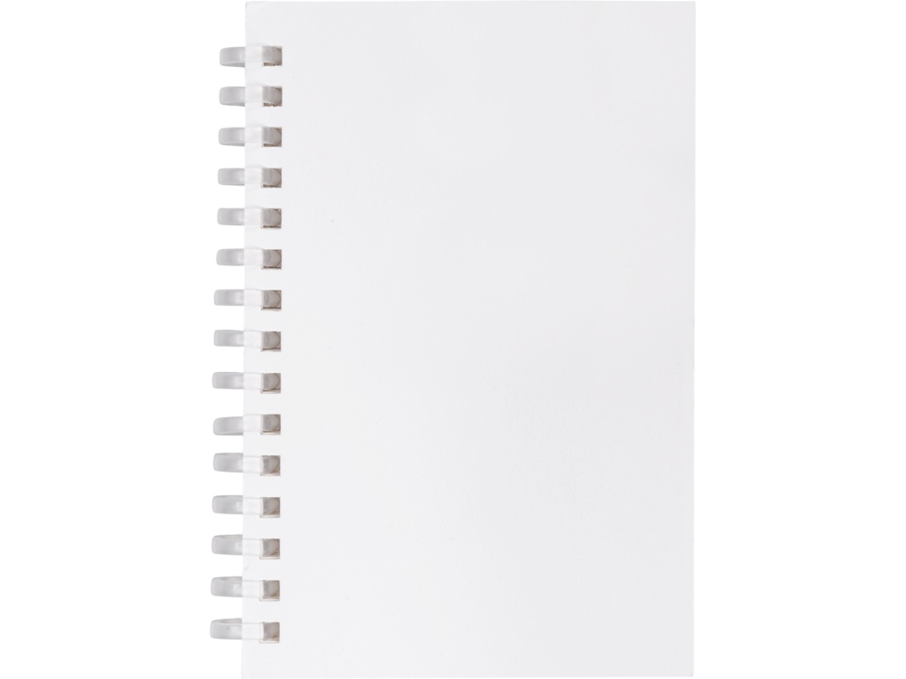 Блокнот на мягкой спирали А6 Sahara, 60 листов 70 гр/м2, белый-2
