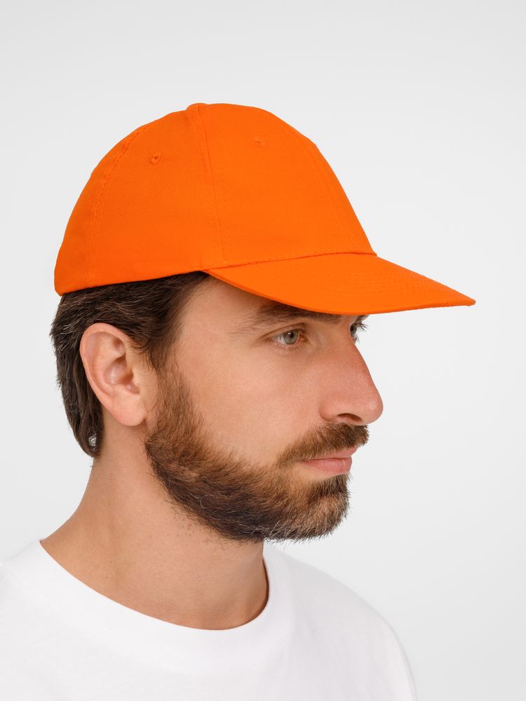 Бейсболка Apollo, оранжевая-2