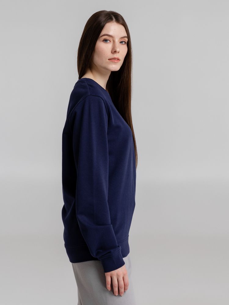 Свитшот унисекс BNC Inspire (Organic), темно-синий-4