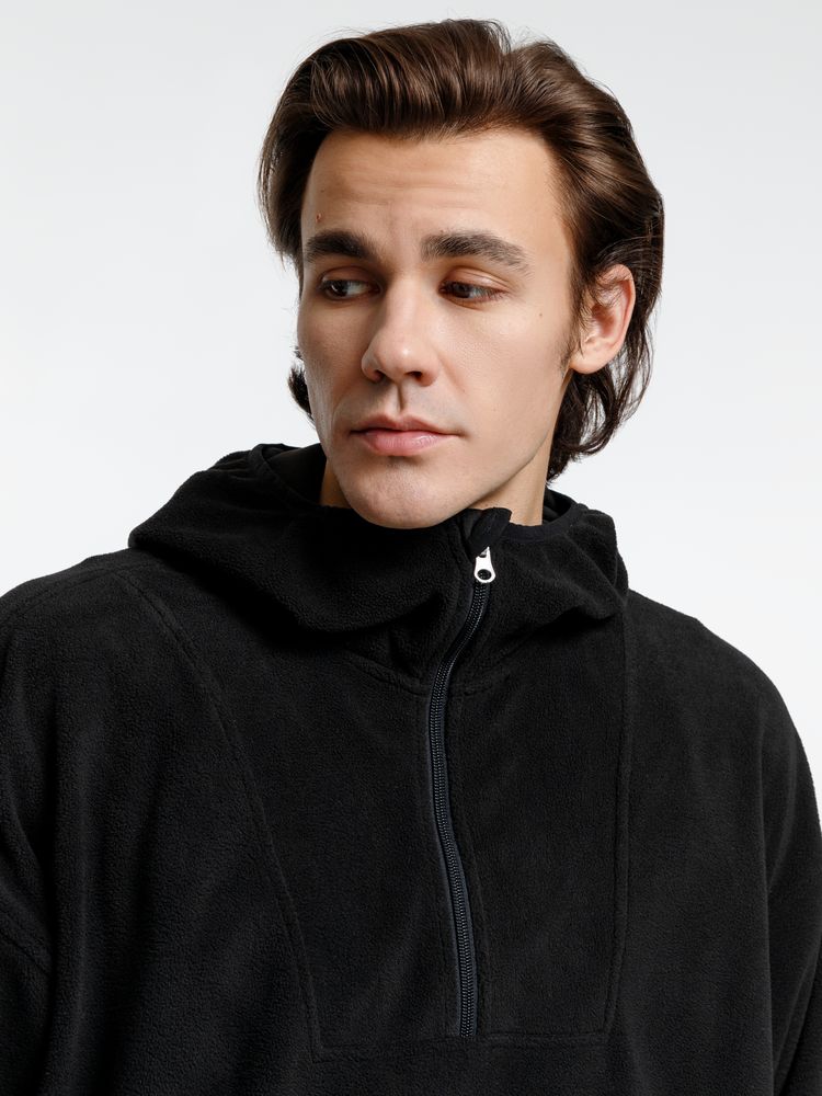 Анорак флисовый унисекс Fliska, черный-4