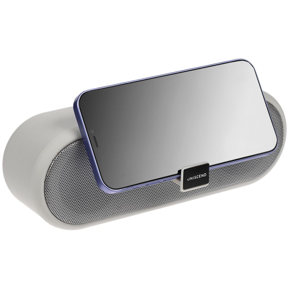 Беспроводная стереоколонка Uniscend Roombox, светло-серая-0