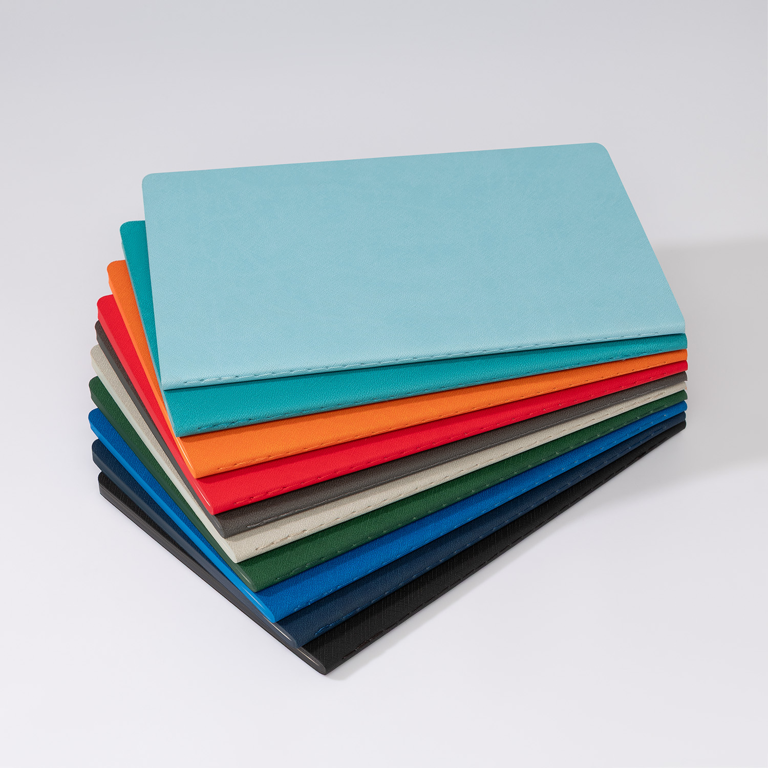 Блокнот Corsa slim, оранжевый-9