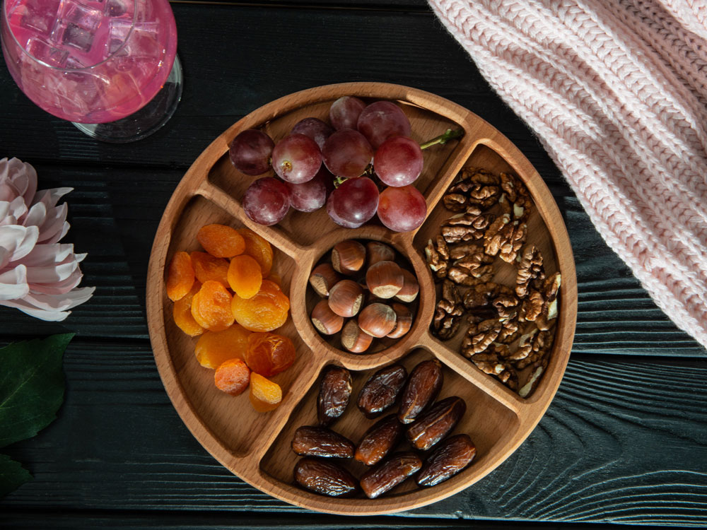 Менажница из бука с пропиткой маслом Delly-9