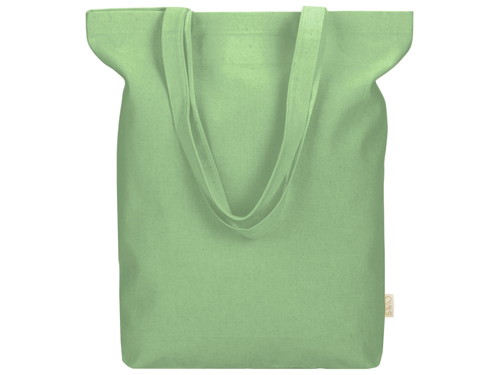 Сумка Fixy из переработанного хлопка с фиксирующей эластичной лентой, зеленое яблоко-1