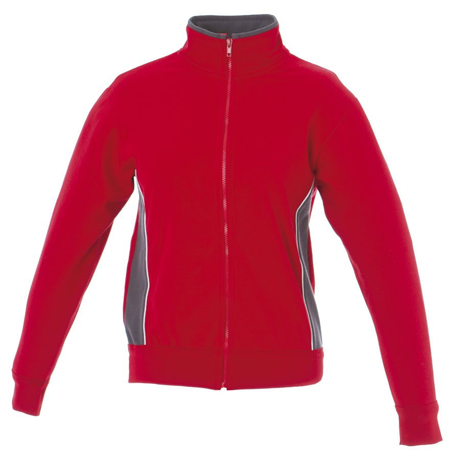 Толстовка мужская CAGLIARI 280, красный, серый-0