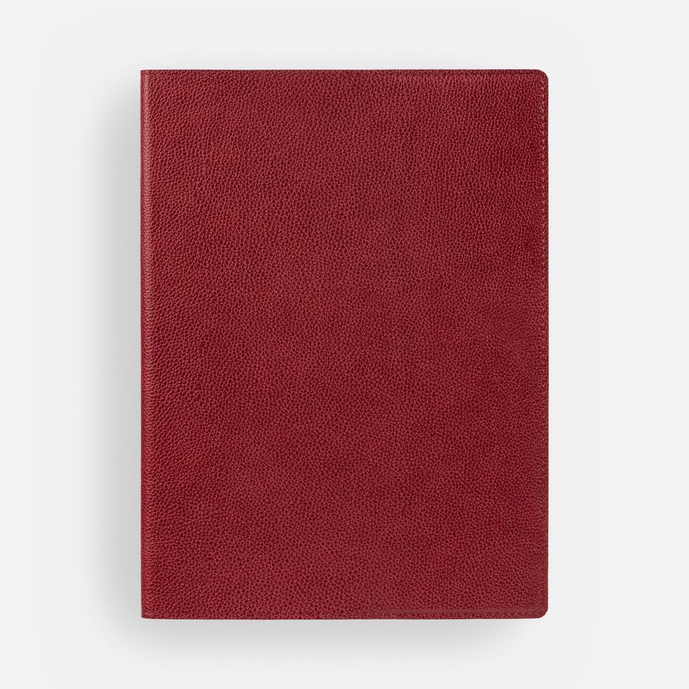 Ежедневник в суперобложке Brave Book, недатированный, красный-1