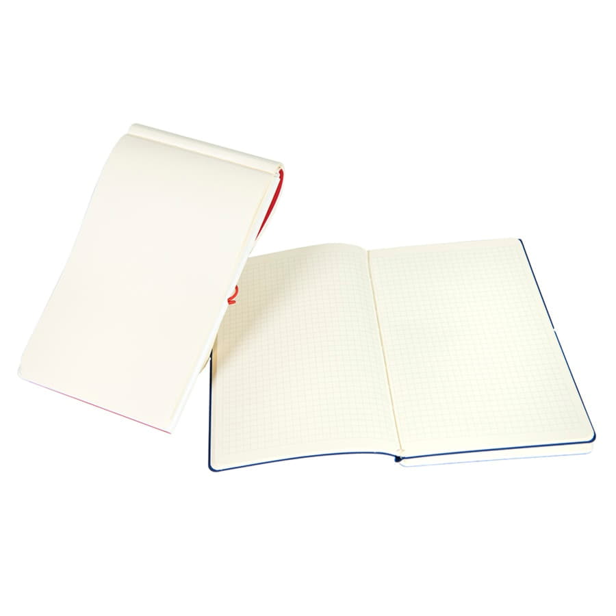 Набор подарочный FINELINE: кружка, блокнот, ручка, коробка, стружка, белый с синим, темно-синий, белый-4