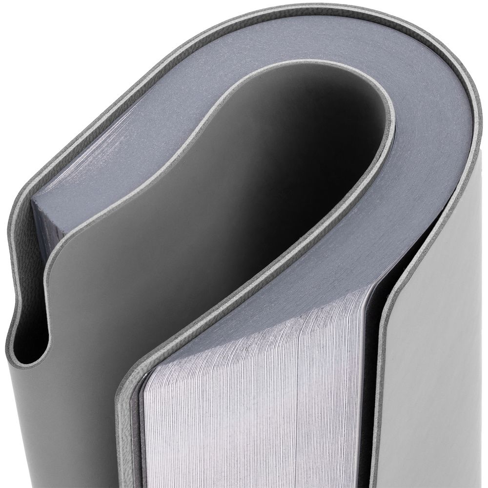 Ежедневник Flexpen Shall, недатированный, серый-4