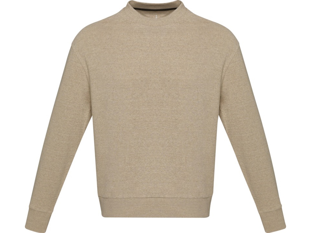 Jet унисекс Aware™ свитер с круглым вырезом из переработанных материалов - Oatmeal-1