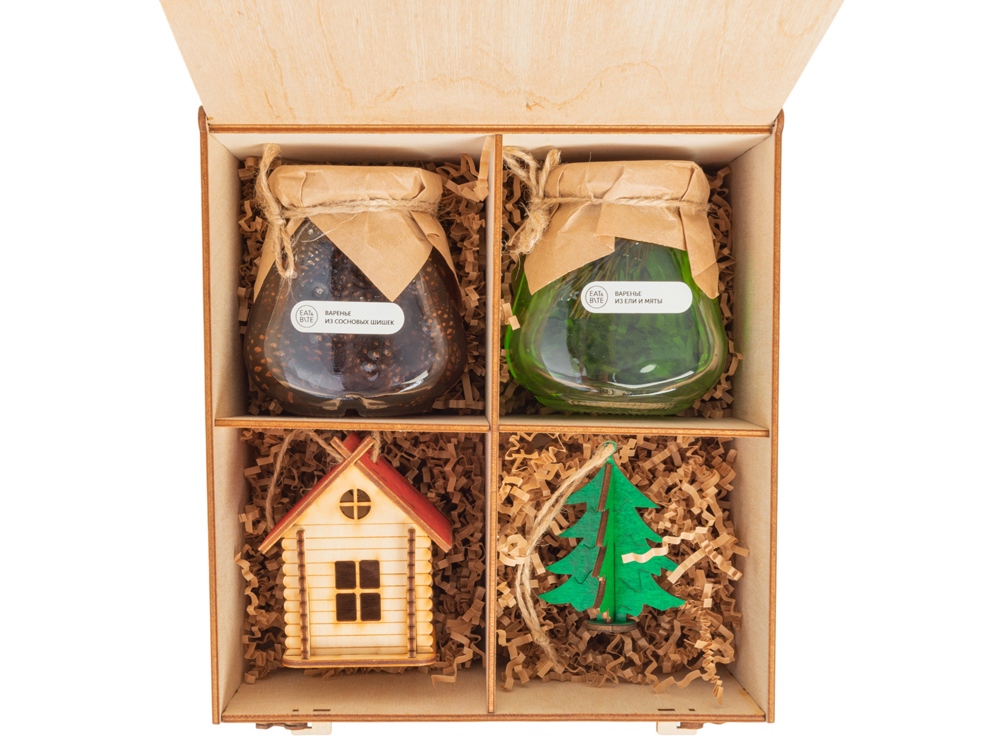 Подарочный набор Decoration Deluxe 2.0 с двумя видами варенья, натуральный-2