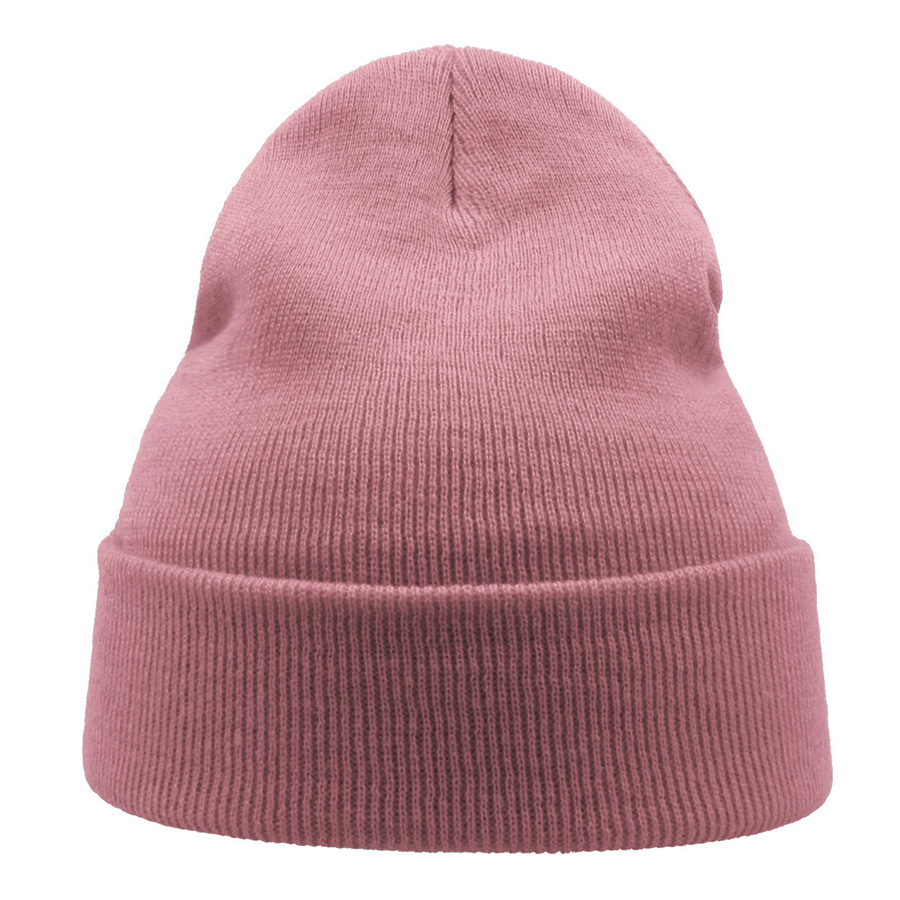 Шапка вязаная  двойная Wind-S, светло-розовый-6