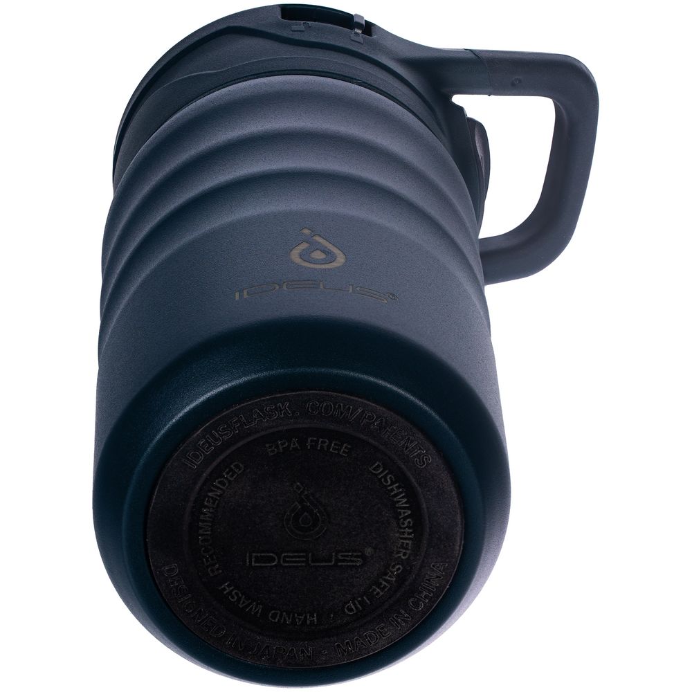 Термобутылка Fujisan 2.0, темно-синяя-4