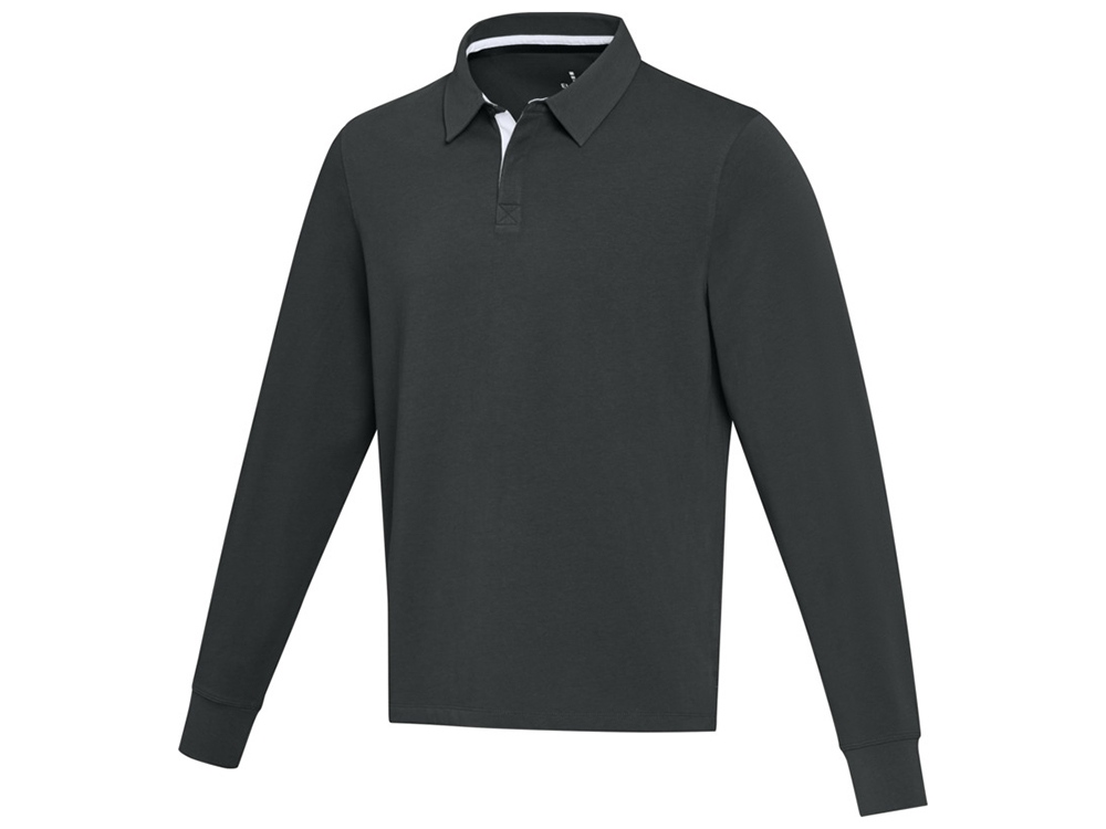 Clyde толстовка-поло унисекс для регби - сплошной черный-0