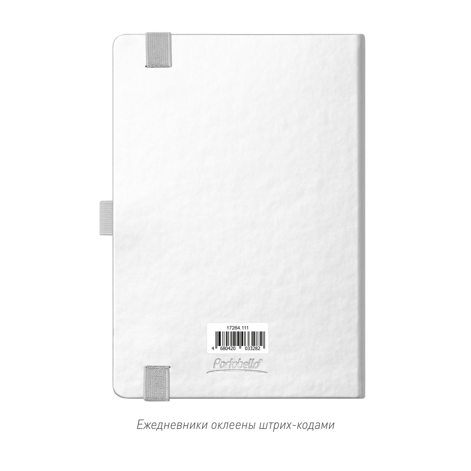 Ежедневник Alpha недатированный, серебро/серый-9