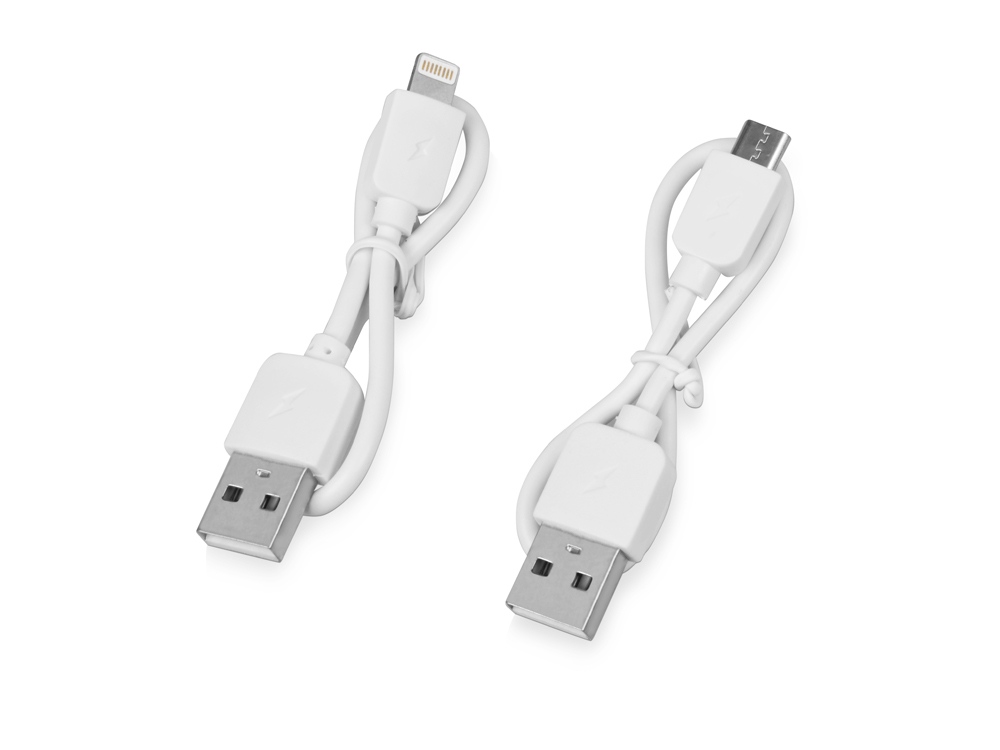 Портативное зарядное устройство Blank с USB Type-C, 5000 mAh, белый-3