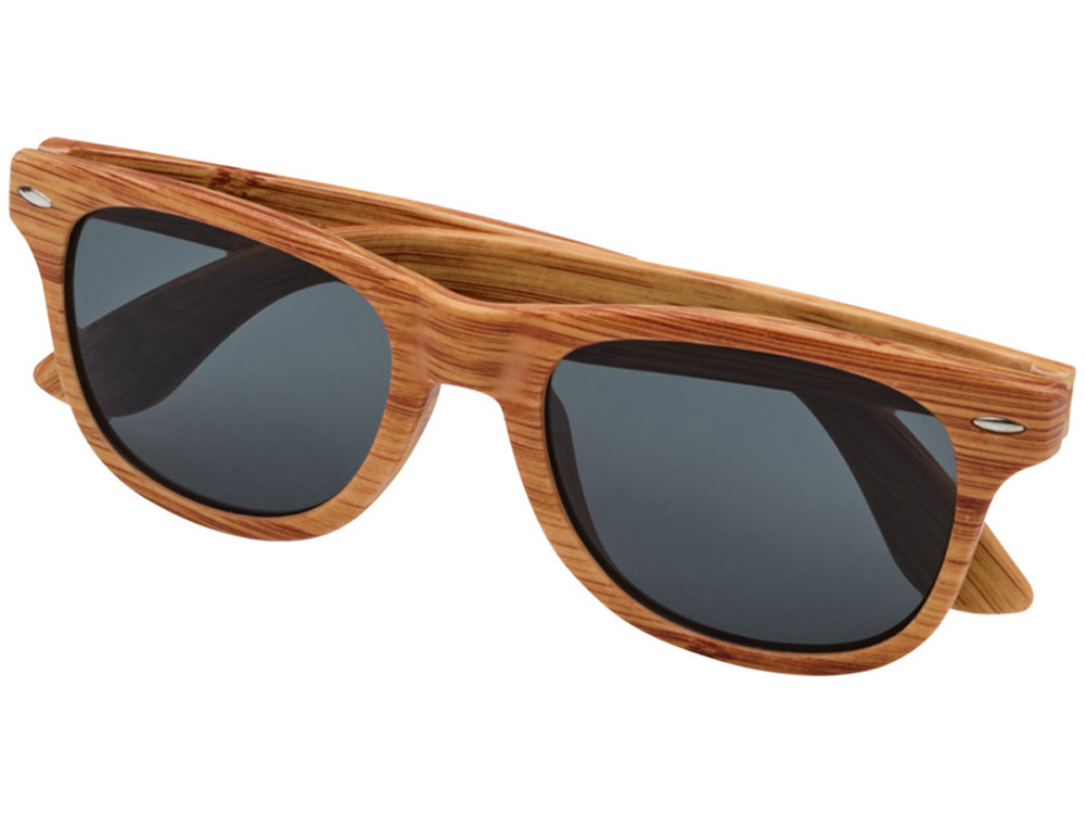 Солнцезащитные очки Mira с эффектом дерева - Натуральный-2