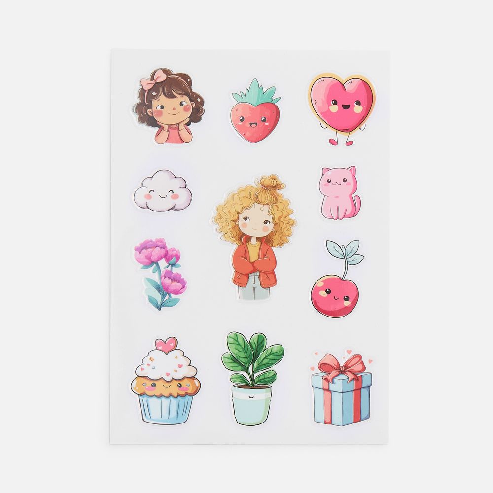 Стикерпак UV-DTF Thematik, для девочек-0