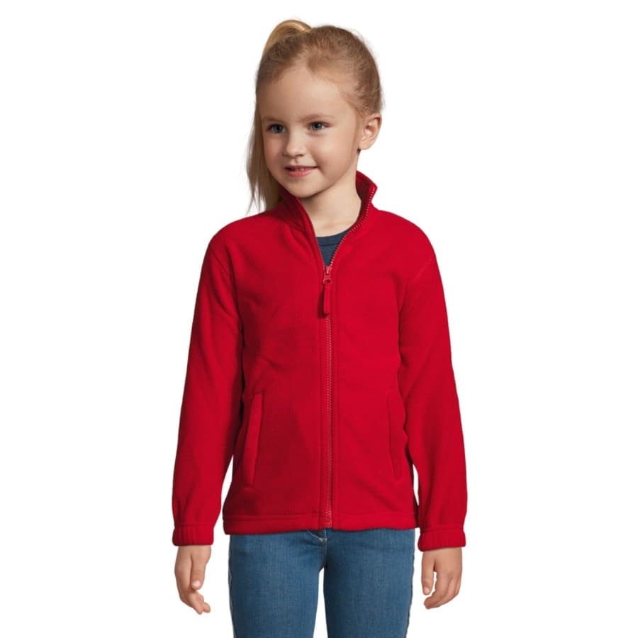 Толстовка детская NORTH KIDS 300, красный-1