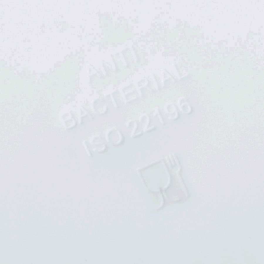 Ланч-бокс FANDEX, ложка, вилка нож в комплекте, антибактериальный пластик, белый-4