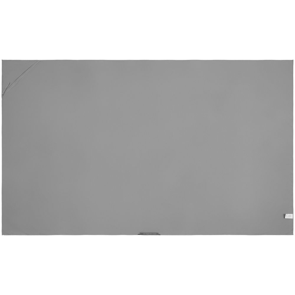 Полотенце спортивное Hard Work, серое-3