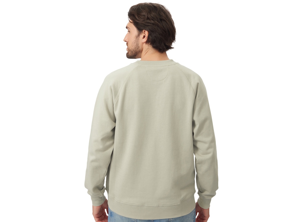 Свитшот оверсайз с рукавом реглан Belgrade, унисекс, оливковый-6