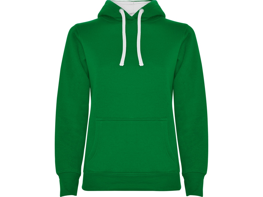 Толстовка с капюшоном Urban женская, зеленый/белый-0